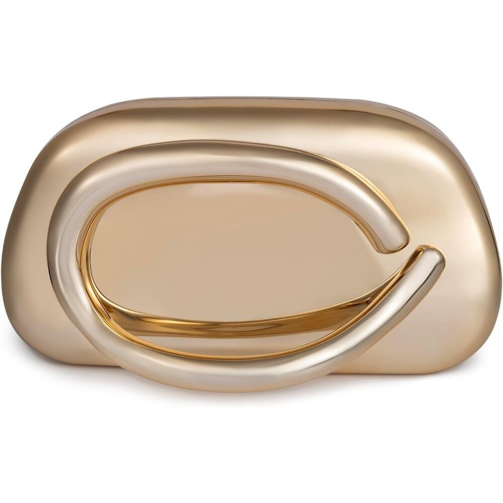 Women's Gold Small Formal Evening Lightweight Stylish High Quality Party Clutch